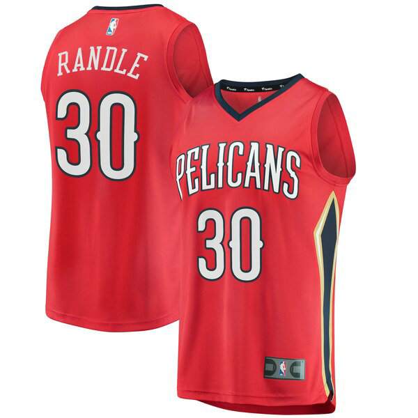 Maillot nba New Orleans Pelicans Statement Edition Homme Julius Randle 30 Rouge